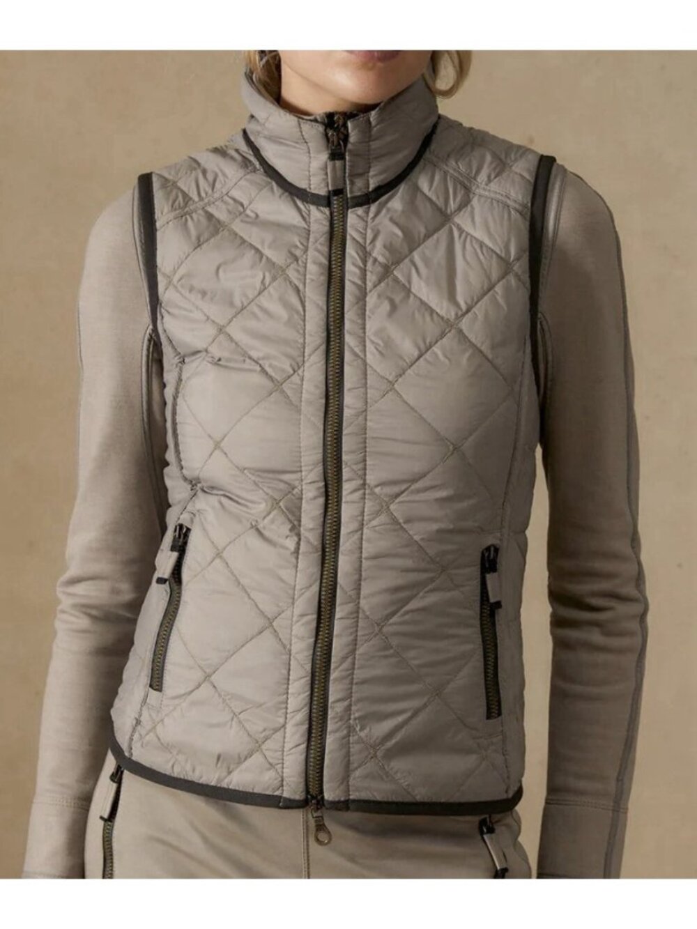 FRAUENSCHUH Women’s Quilted Vest Size 10 Ultra Lightweight Made In Austria New
